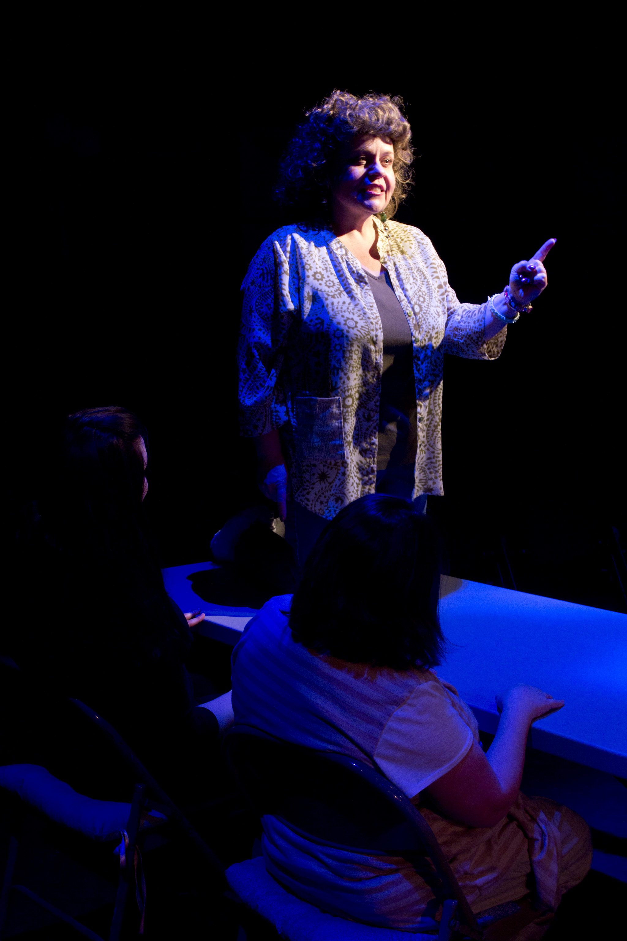 Bernice Boodalay (Janice Abramson)  in Bingo at Spokane Civic Theatre