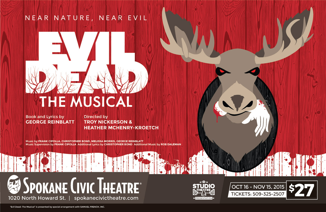 Evil Dead: the Musical poster